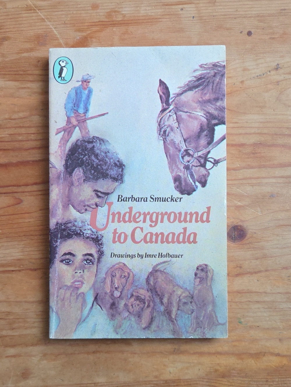 Underground to Canada Barbara Smucker 1981 Vintage Puffin Paperback Book Classic